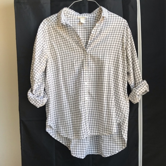 Oversized checkered button down shirt - Picture 1 of 2